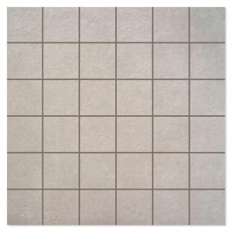 Mosaik Klinker Leman Ljusgrå Matt 30x30 (5x5) cm